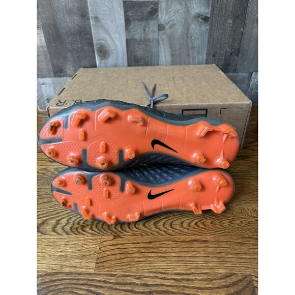 Nike Hypervenom Phantom 3 Elite FG Soccer Cleats Grey Orange Size 12 Italy